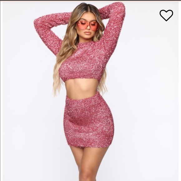 Fashion Nova Sparks Fly Metallic (Top only) - Picture 2 of 3